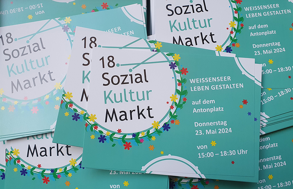 18. Sozial Kultur Markt - Flyer