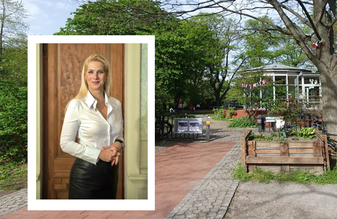 Seniorenspaziergang mit der Pankower Bezirksstadträtin Manuela Anders-Granitzki 