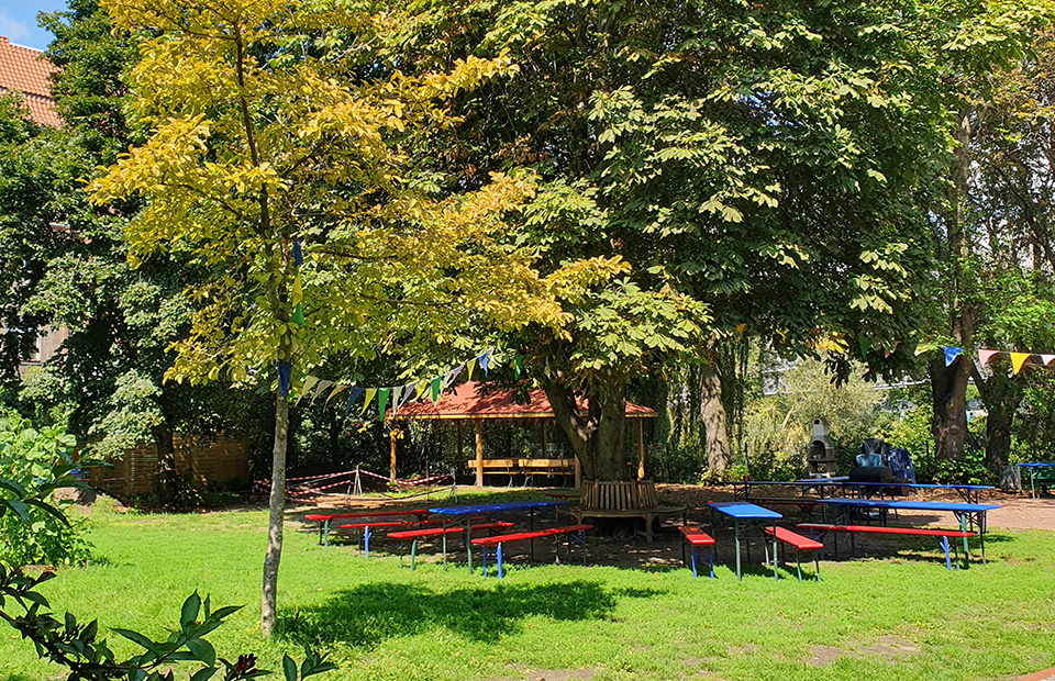 Blick in den Garten
